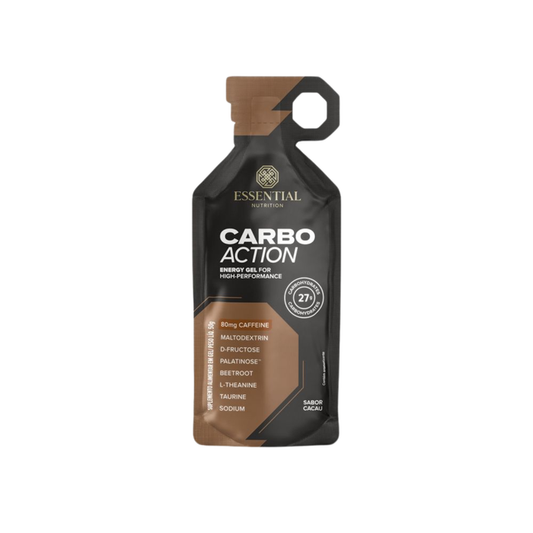 ESSENTIAL | Carbo Action com Cafeina Sabor Cacau (50 Gramas)