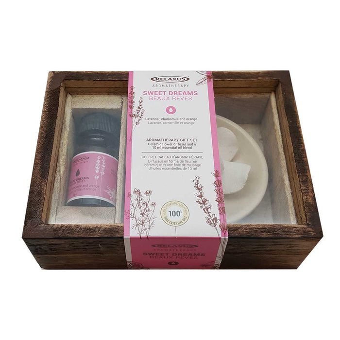 Essential Oils Gift Set & Ceramic Diffuser