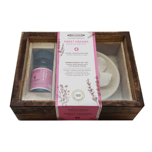 Essential Oils Gift Set & Ceramic Diffuser