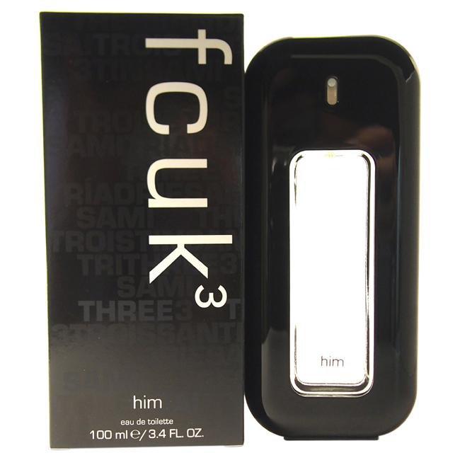 FCUK 3 BY FRENCH CONNECTION UK FOR MEN -  Eau De Toilette SPRAY