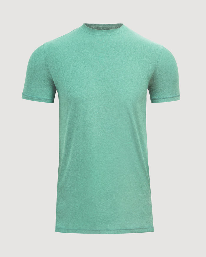 Fern Tall Active Crew Neck 2.0 in light green, short-sleeve, crew-neck design.