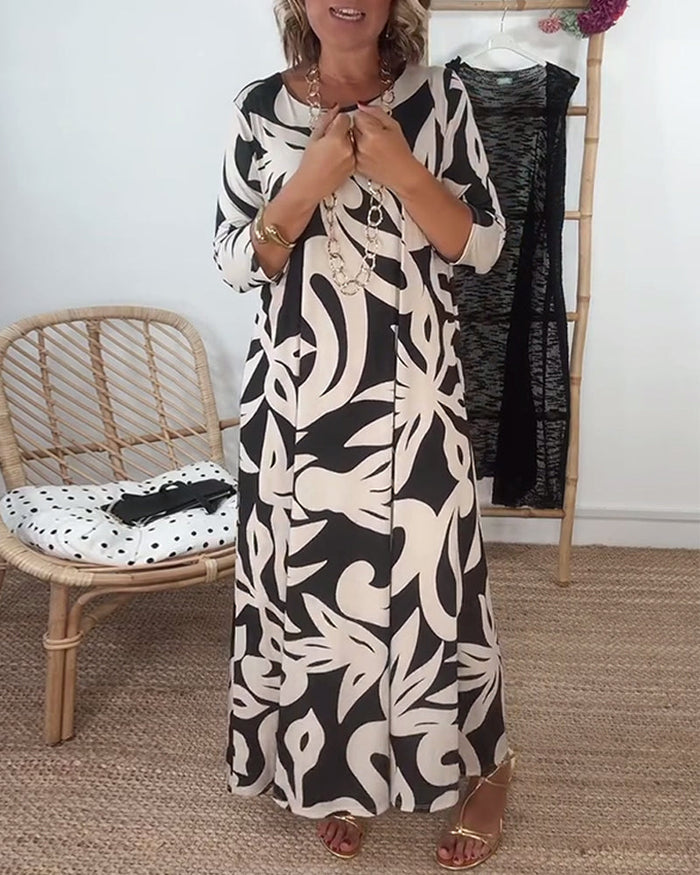 Fiona - Robe Longue Élégante