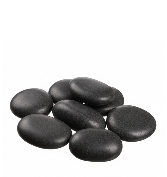 FLAT ROCKS | 5-Pounds per Pack - 75MM - Black