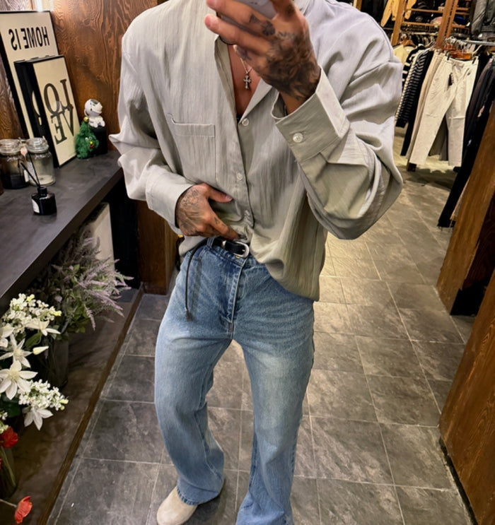 Fluid Round Shirt
