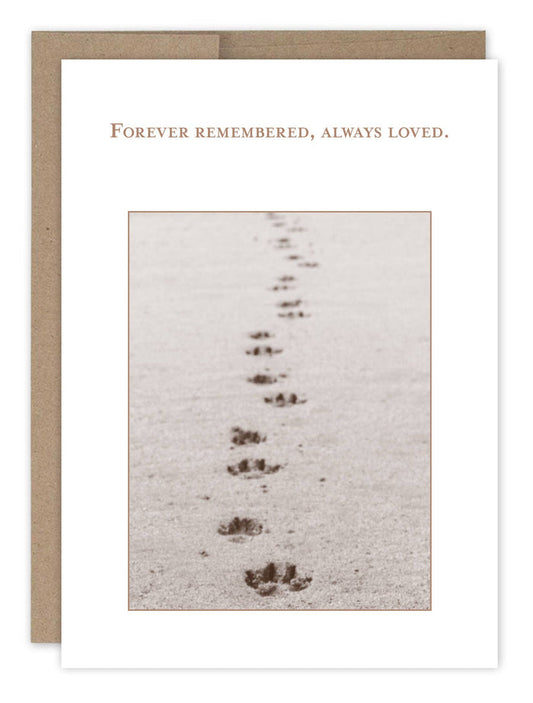 Forever Remembered Pet Sympathy Card