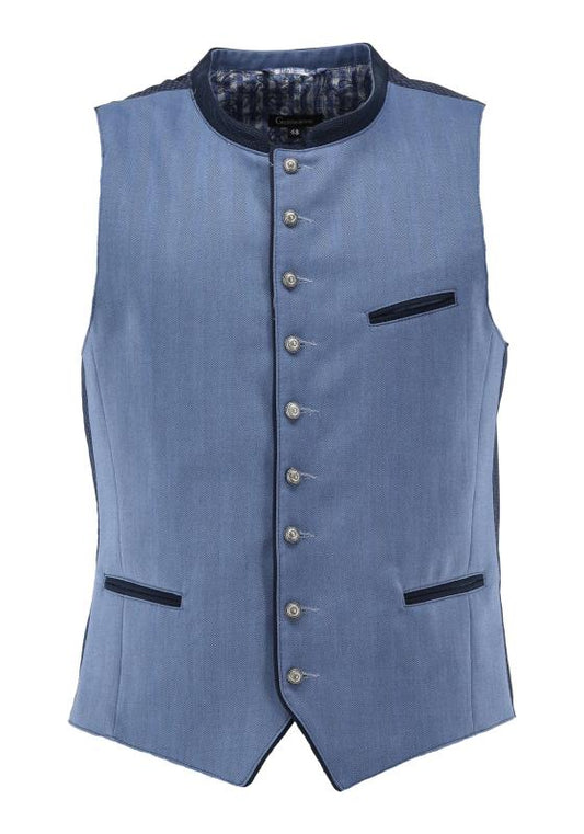 Gipfelstürmer Men's Traditional Vest Cooper — Navy
