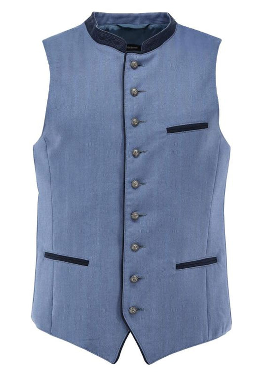 Gipfelstürmer Men's Traditional Vest Ludwig — Marine