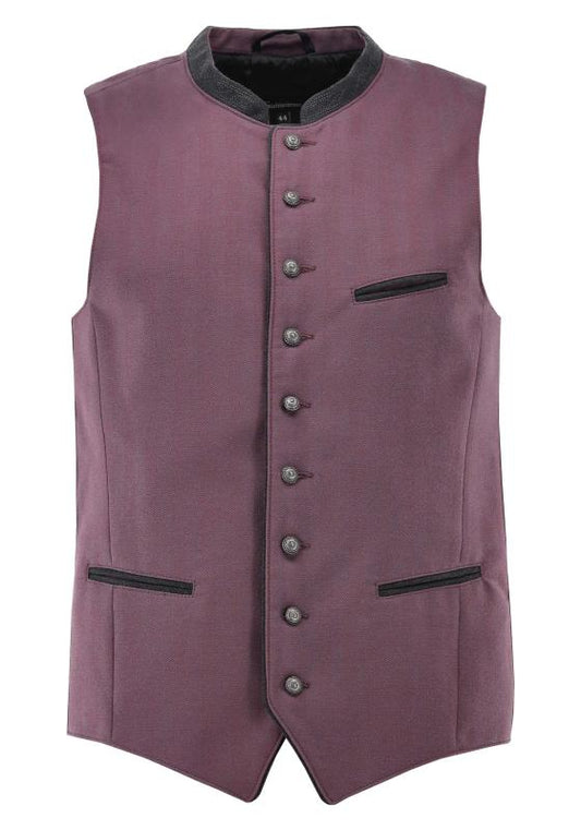 Gipfelstürmer Men's Traditional Vest Ludwig — Red