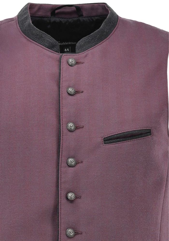Gipfelstürmer Men's Traditional Vest Ludwig — Red