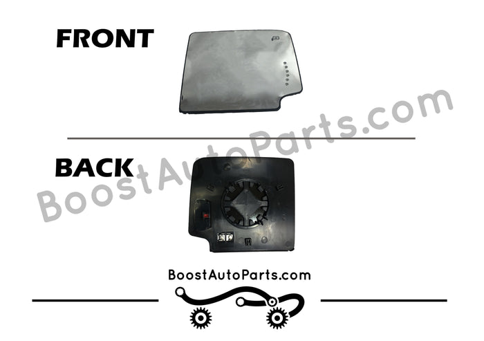 silverado sierra 2015 2016 2017 2018 tow mirror towing mirrors replacement crack cracked glass backing 23444110 23444109 driver passenger 1A AM