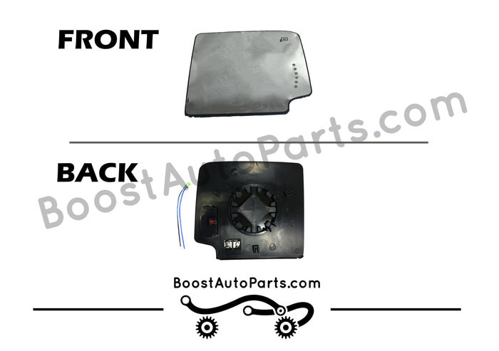 silverado sierra 2015 2016 2017 2018 tow mirror towing mirrors replacement crack cracked glass backing 23444110 23444109 driver passenger 1A AM