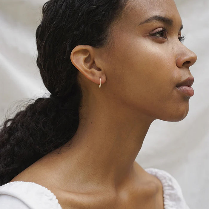 Gold U-Shaped Earrings