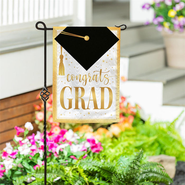 Graduation Garden Flag