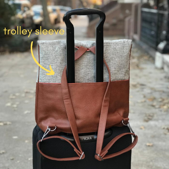 Greenpoint Convertible Backpack Tote with Luggage Sleeve