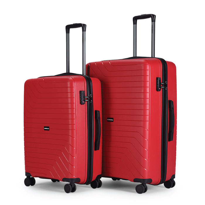 Groove Luggage Set M+L, lightweight trolley bags with smooth 360° mobility