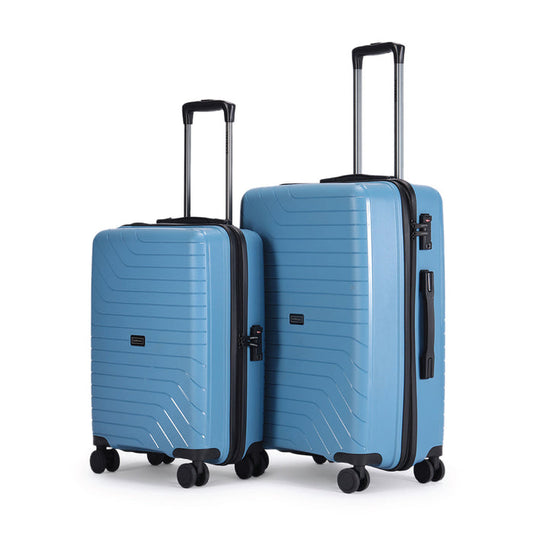Groove Luggage Set of 2, durable hard shell luggage with luggage covers