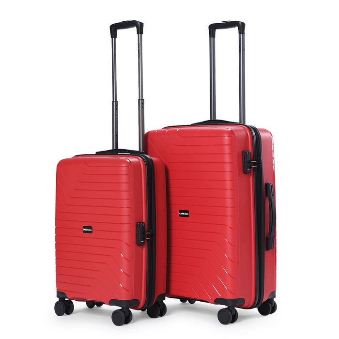 Groove Luggage Set of 2, lightweight spinner luggage for domestic flights
