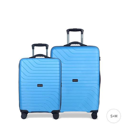 Groove Smart Luggage Set of 2, built-in weighing scale and TSA-approved locks