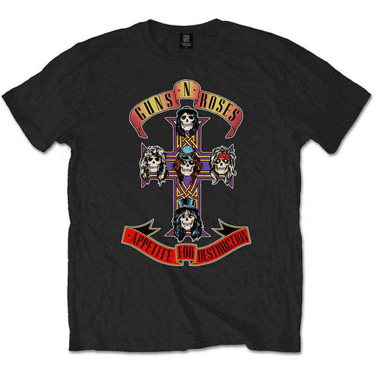 GUNS N ROSES - APPETITE FOR DESTRUCTION - Kids T-Shirt Black