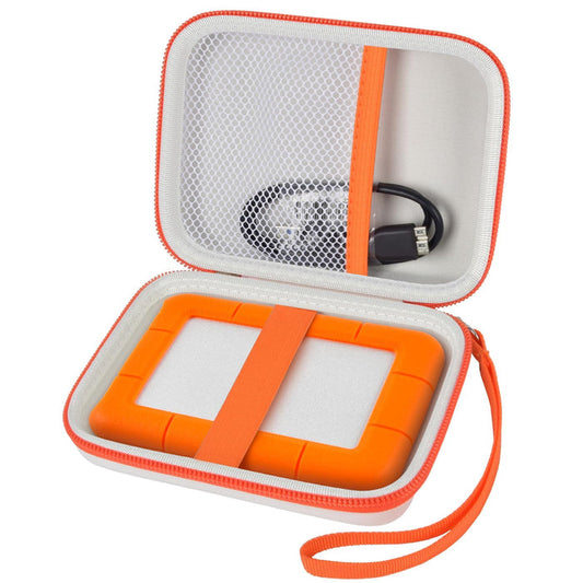 LaCie Rugged Mini Hard Drive Case | ALKOO – White – protective case product view