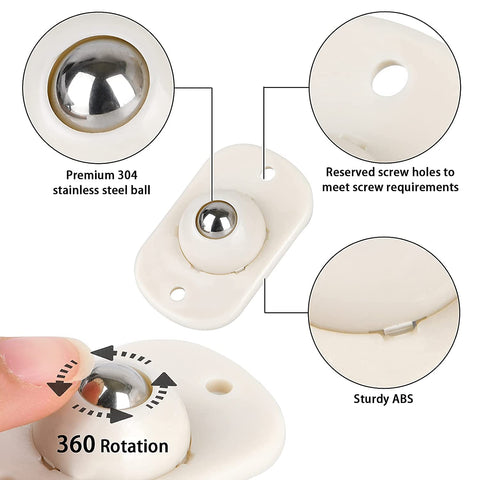 Heavy Duty 360° Rotating Moving Wheels ( Furniture Mover Wheels )