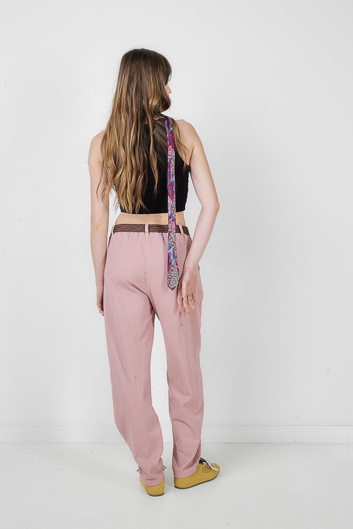 High waist straight leg tailored trousers wholesale
