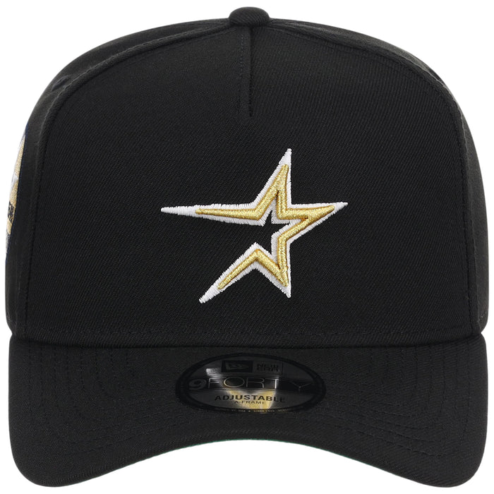 Houston Astros MLB Black Dome New Era 9FORTY A-Frame