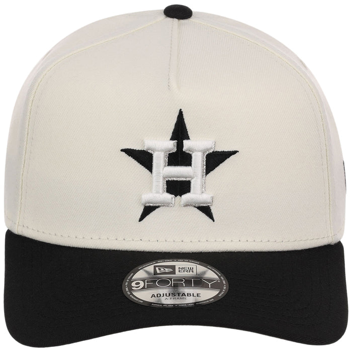 Houston Astros MLB Chrome x Black FASHION CORE New Era 9FORTY A-Frame