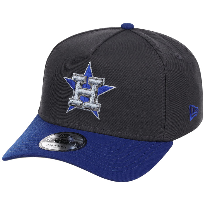 Houston Astros MLB Graphite x Royal FASHION CORE New Era 9FORTY A-Frame