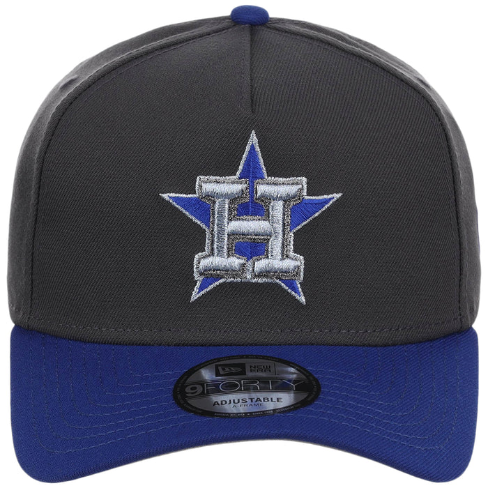 Houston Astros MLB Graphite x Royal FASHION CORE New Era 9FORTY A-Frame