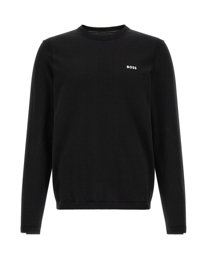 Hugo Boss Black Cotton Cardigan