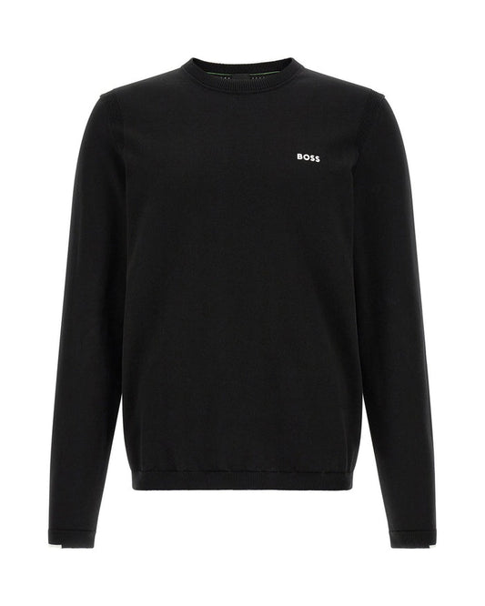 Hugo Boss Black Cotton Cardigan