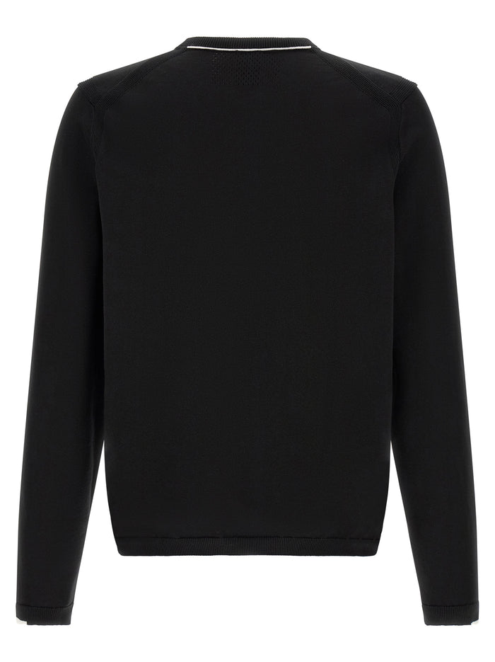 Hugo Boss Black Cotton Cardigan