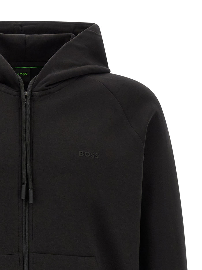 Hugo Boss Black Cotton Sweatshirt