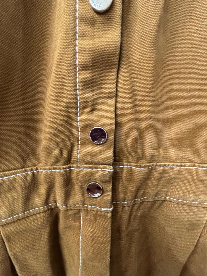 Hugo Boss Brown Jumpsuit UK 8 EU 36 Full-Length Cotton Boilersuit