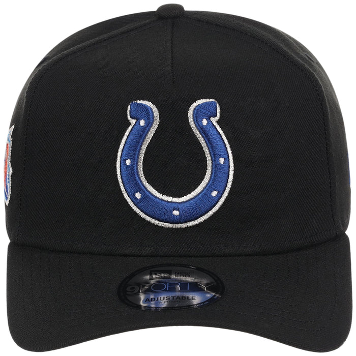 Indianapolis Colts NFL Black Dome New Era 9FORTY A-Frame
