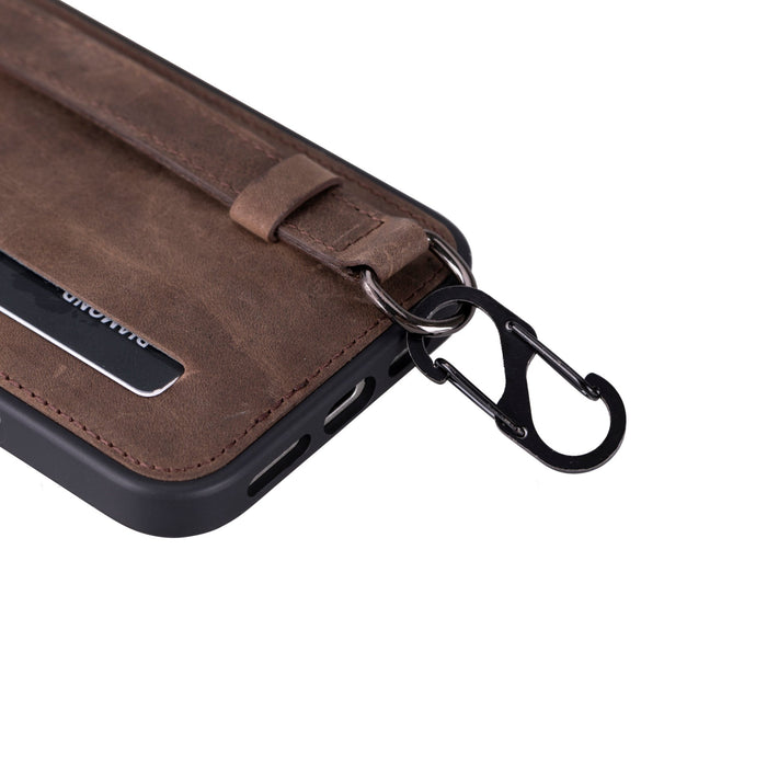 iPhone 16 Pro Snap - on Leather Grip Case by Hardiston - premium iPhone 16 Cases
