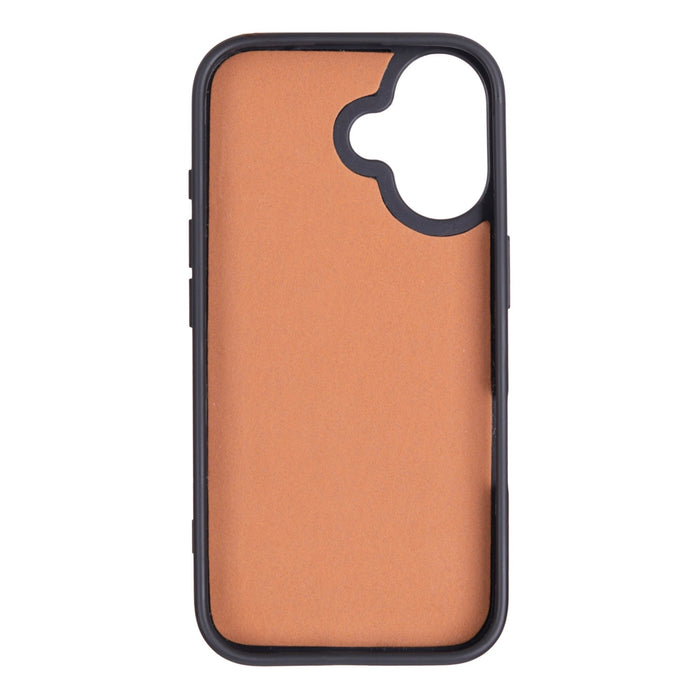 iPhone 16 E Snap - on Leather Grip Case by Hardiston - premium iPhone 16 Cases