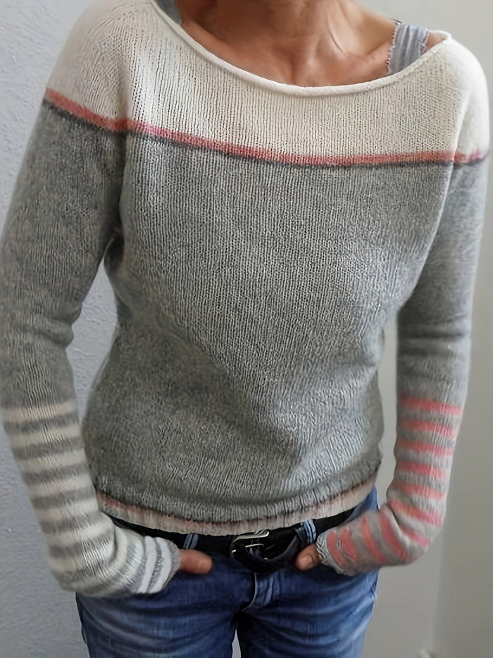 Isavielle - Pull Rayé En Cachemire