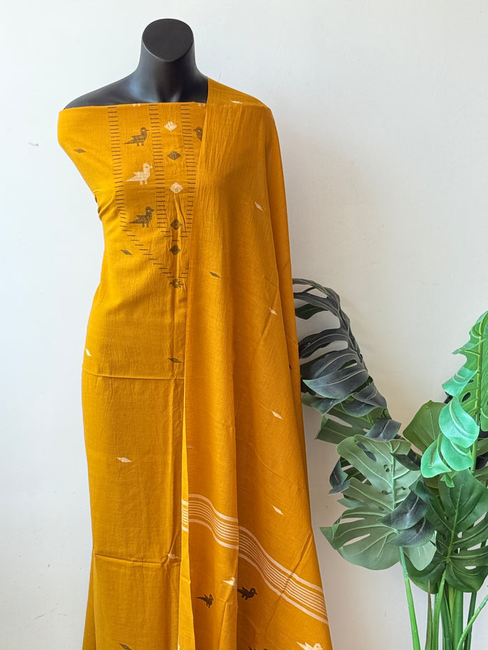 Jamdhani top and dupatta