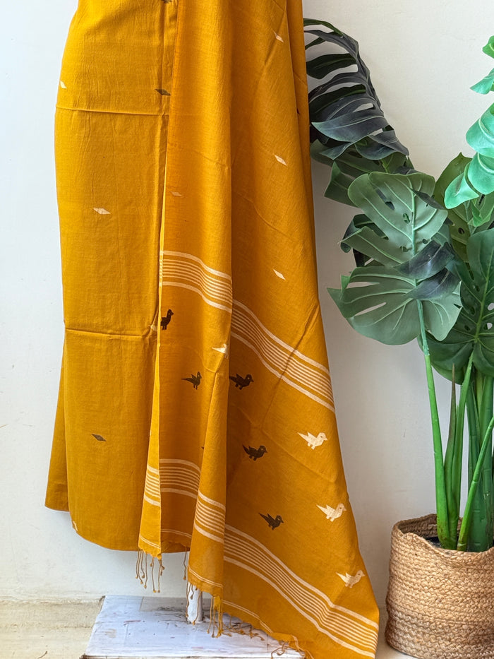 Jamdhani top and dupatta