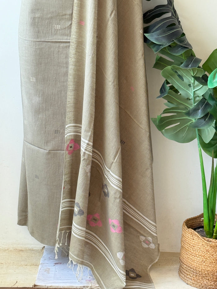 Jamdhani top and dupatta