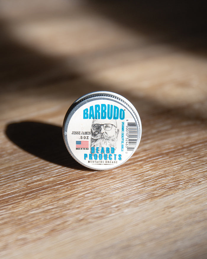 Jesse James Mustache Wax - Spearmint, Eucalyptus, Vanilla