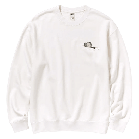 KAWS x UNIQLO UT Graphic Sweatshirt 'White' - Bascora