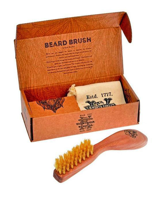 Kent Wooden Beard Brush - (dc) K-BBRUSH