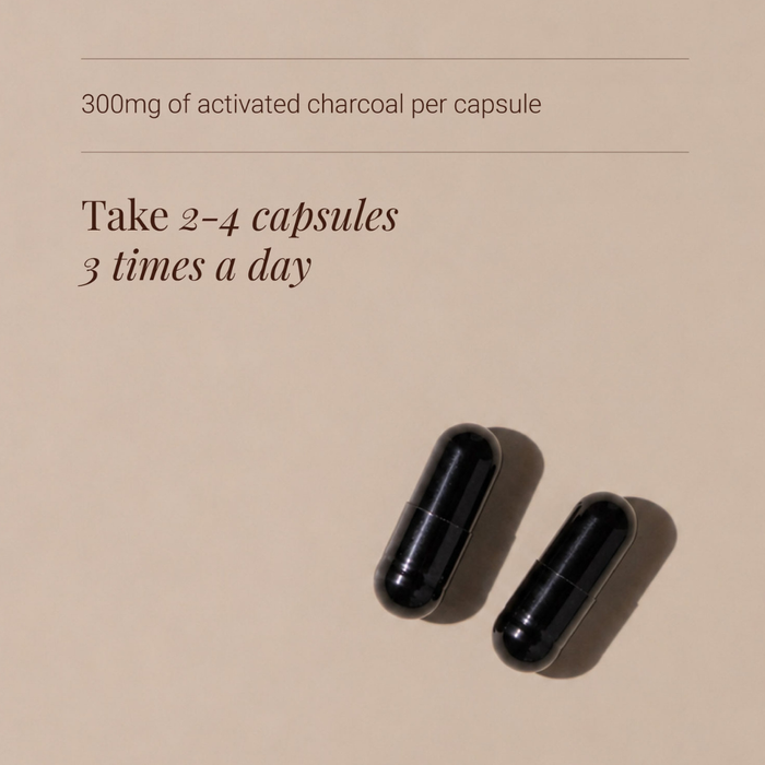 KIKI Health Activated Charcoal 50 VegiCaps