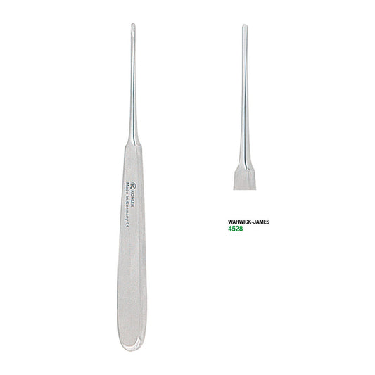 Kohler Dental Root Elevators Warwick-James straight