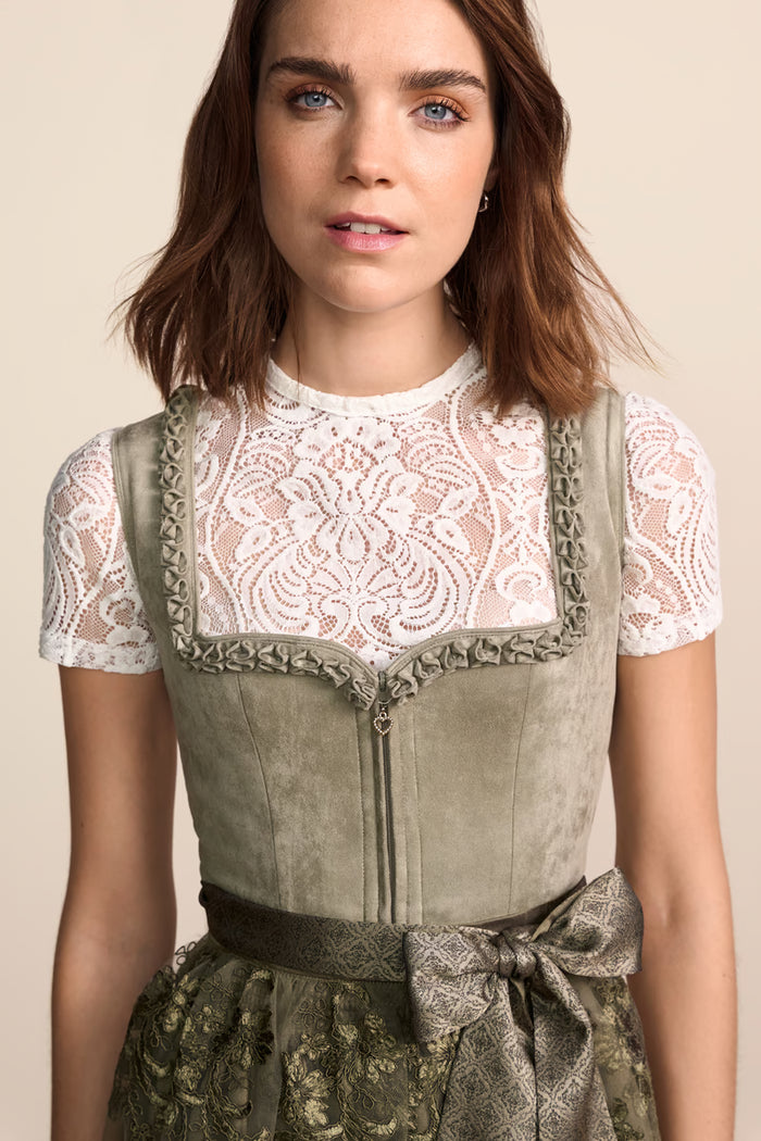 Kruger Aysha Mini Dirndl, Green — 50cm 2pc Set