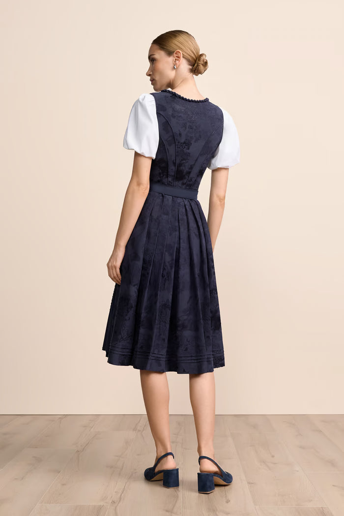 Kruger Calyssia Long Dirndl, Blue — 70cm 2pc Set