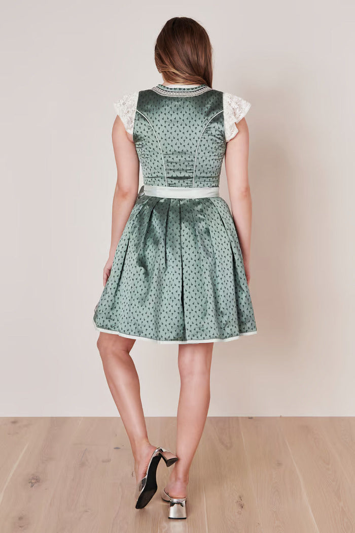 Kruger Hira Mini Dirndl, Green — 50cm 2pc Set